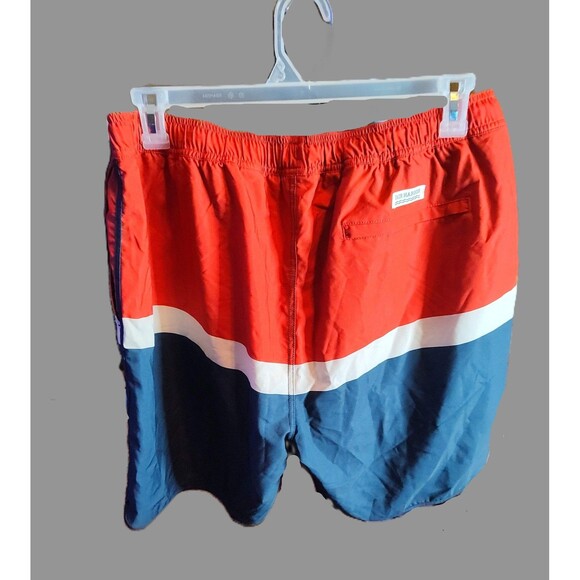 Fair Harbor Red & Blue Swim Trunks - size 3XL - Picture 2 of 2